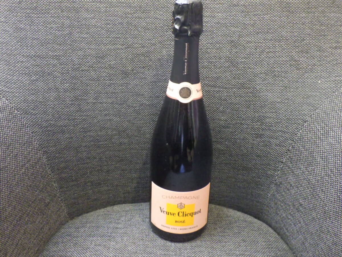 未開栓 ヴーヴクリコ ローズラベル 750ml 250周年記念ボトル フランス シャンパーニュ 12.5% Veuve Clicquot ROSE の画像1