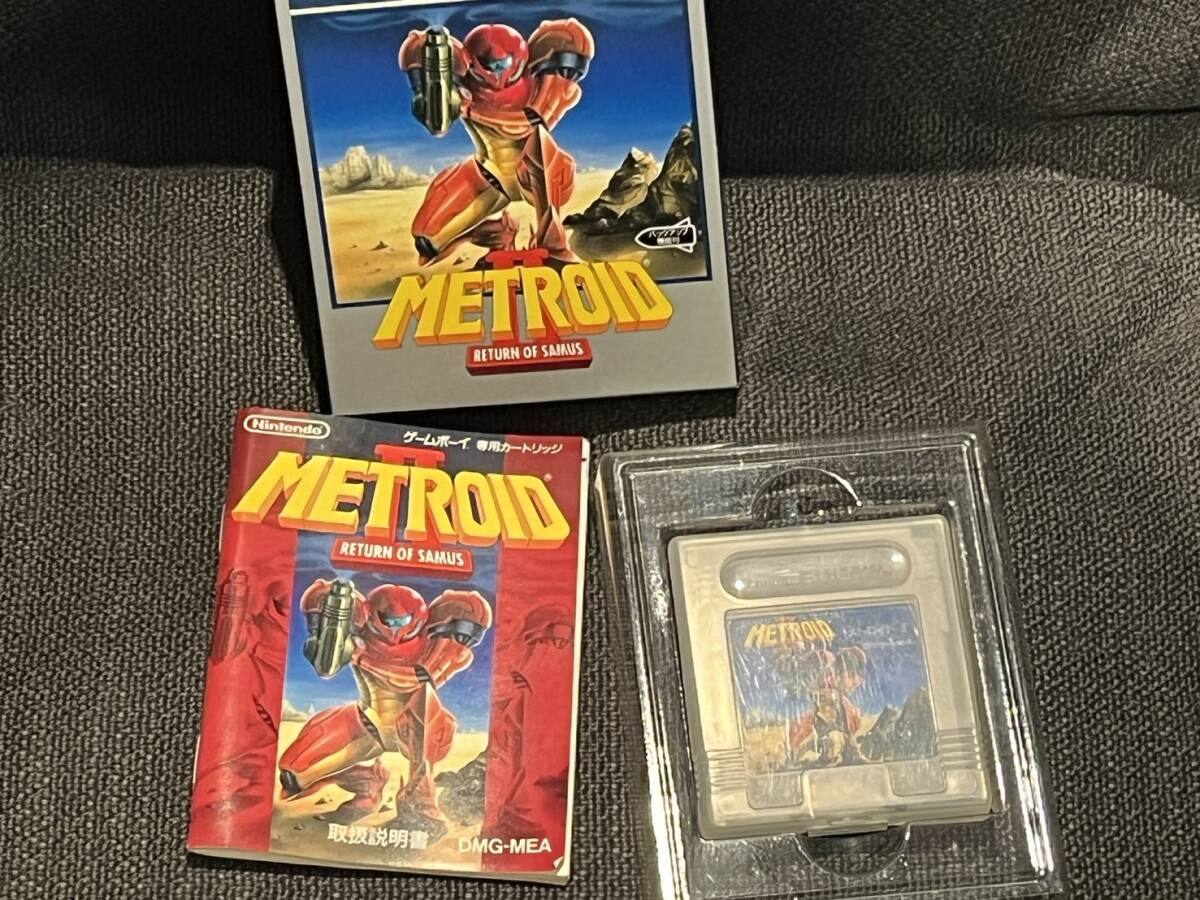 【GB】 ゲームボーイ メトロイド II METROID II 任天堂 Nintendo 箱説付の画像3