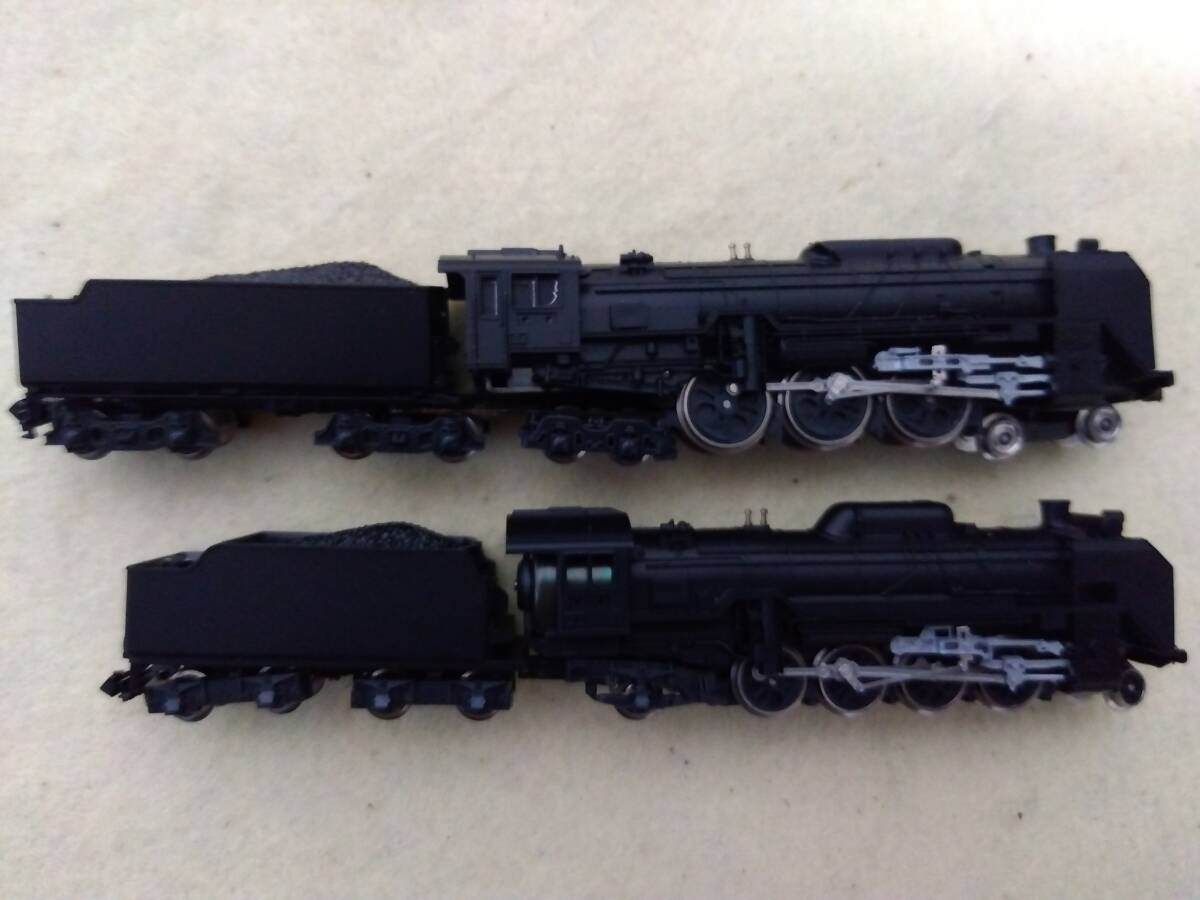 N gauge KATO 206 D51&203 C62 steam locomotiv 2 both set &C62 2 made of metal emblem 