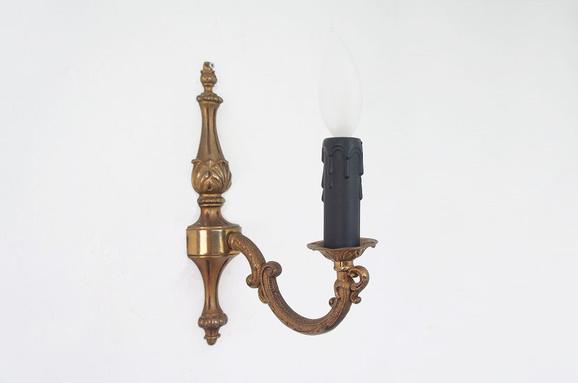 フランスアンティーク ブラケットランプ(在庫2/壁掛け照明/ウォールランプ/antique/トラディショナル/barber/バーバーショップシャンデリア_画像1