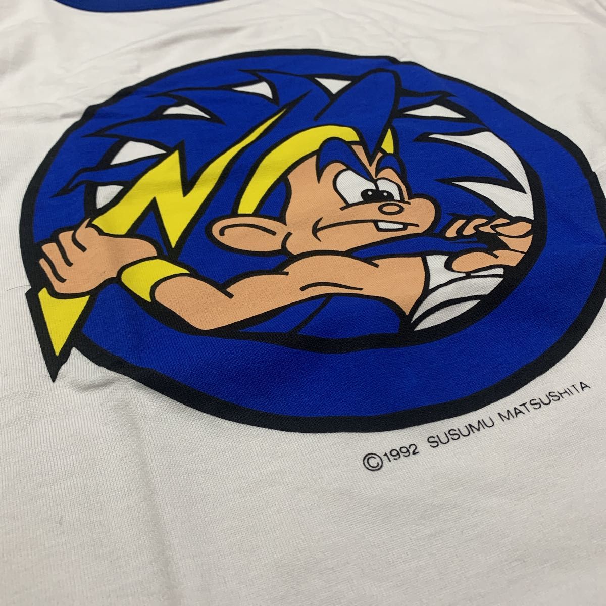 【激レア】未使用★90's★当時物★ヴィンテージ☆GAMBA★OSAKA☆ガンバ大阪★オフィシャル☆Jリーグ★リンガーTシャツ古着