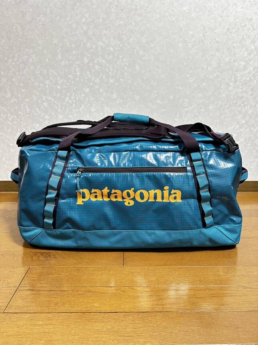 Patagonia Black Hole Duffel 70L BLYB BLUEパタゴニア ブラックホールダッフル ブルー Used美品  ダッフルバッグ patagonia 2WAY の画像1