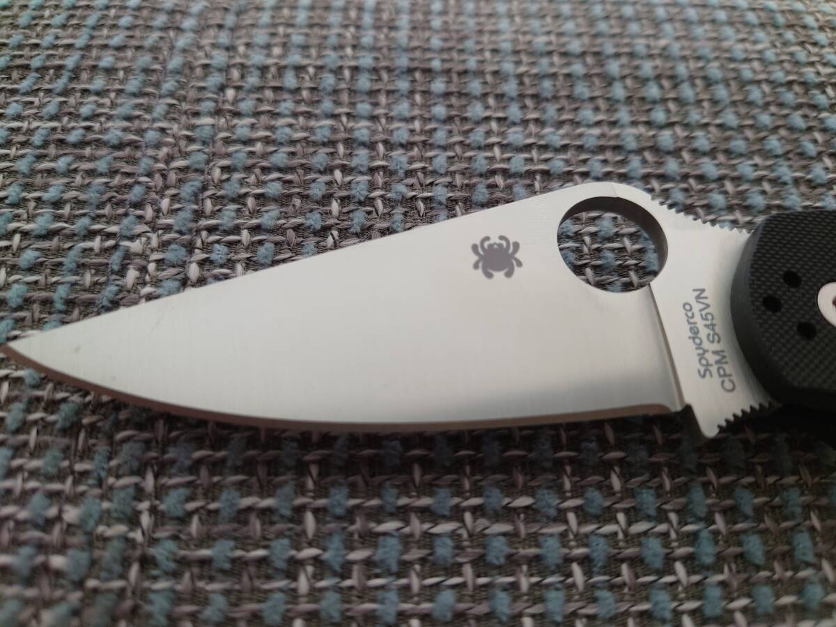 Spyderco スパイダルコ パラミリタリー2 ブラックの画像3