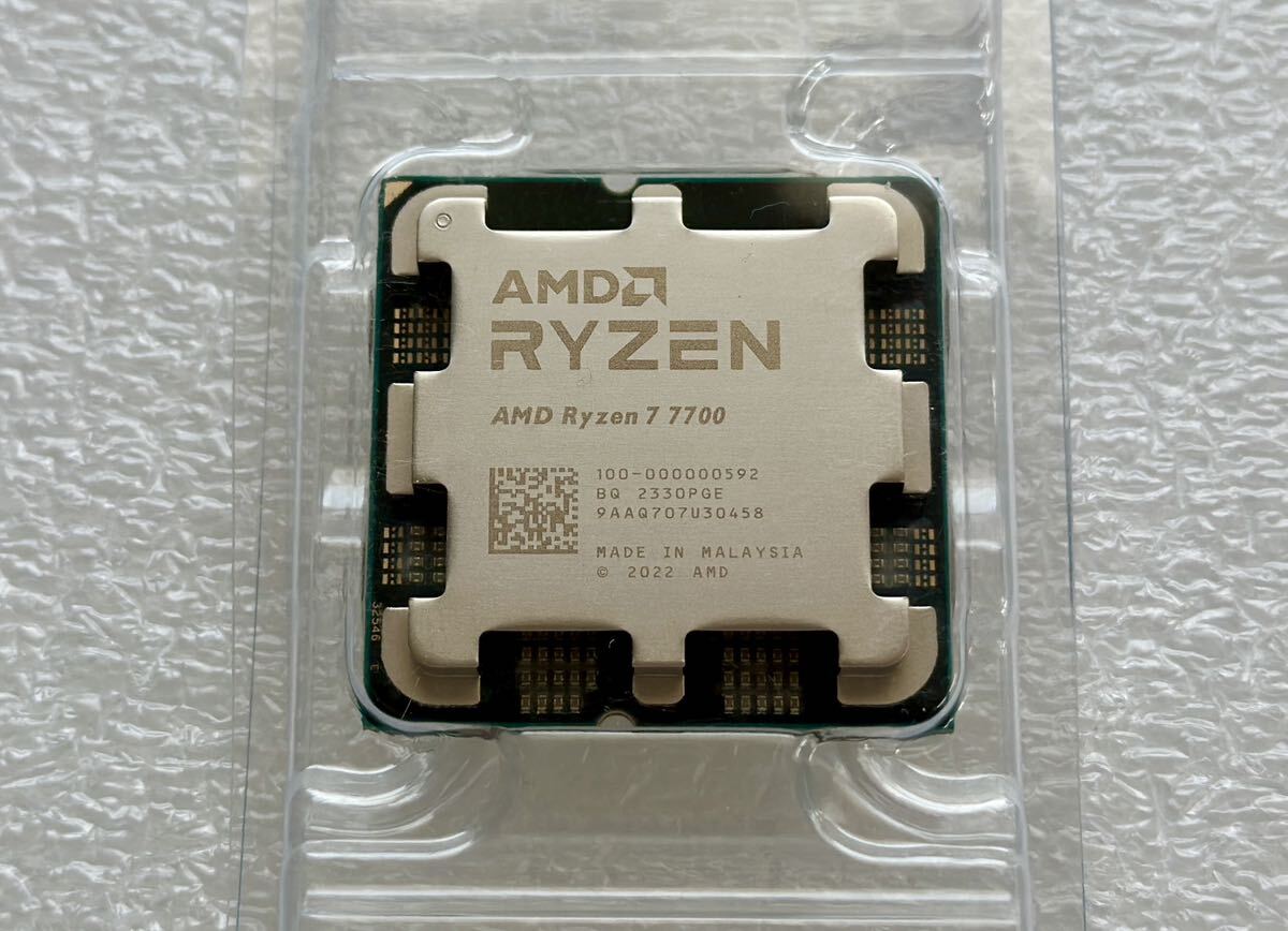 AMD Ryzen 7 7700（Socket AM5）8コア16スレッド / 本体のみの画像1