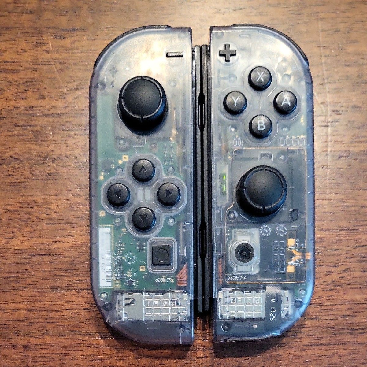 Nintendo Switch　ジョイコン　クリアグレー　カスタム品