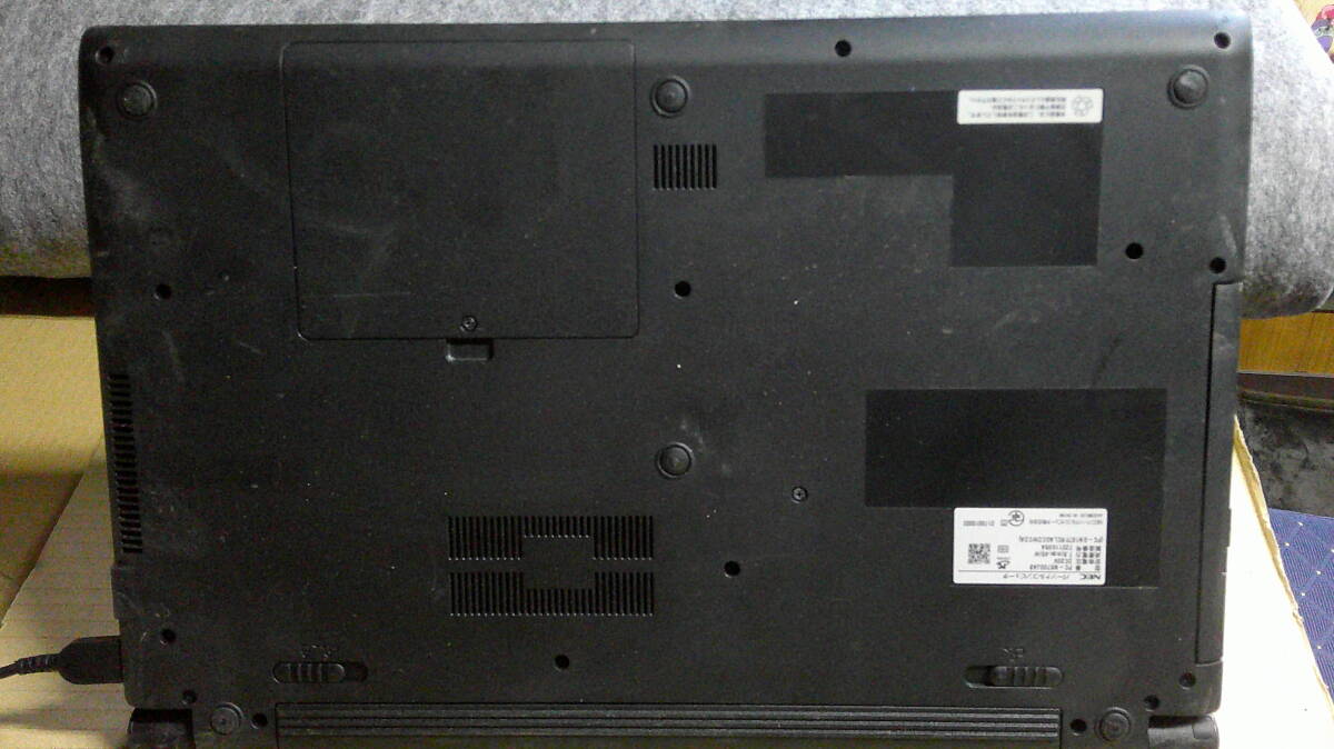 NEC　LAVIE　NS700 PC-NS700JAB　i7-8550U？　8世代シール　メモリ12GB　HDD 1000GB　ブルーレイ　BIOS確認　パーツ取り_画像6