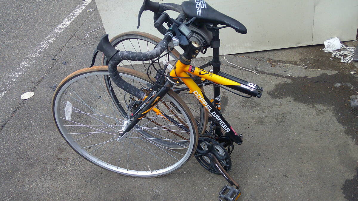 DOPPELGANGER Doppel Ganger alakre825 road bike folding bicycle Junk parts taking . Sagawa 240 size taking over welcome 