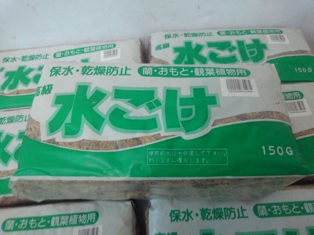 在庫大量にあり☆ 未使用 10個まとめて 高級 水苔 150g 12リットル 昆虫 クワガタ 蘭・おもと・観葉植物 水ごけ 佐川100サイズ!の画像2