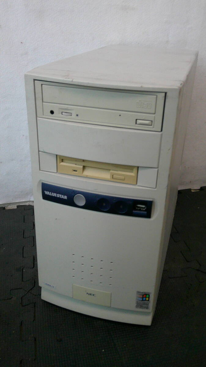 レトロパソコン　NEC　PC-VU50　PC-VU50L35B　通電ＯＫ！　内部画像あり　メモリ無し　佐川140サイズ_画像1