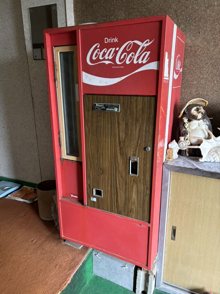 希少！！！コカコーラ　昭和 レトロ 自販機 アンティーク 現地取引　Jランク　今回限定売り切り！_画像1