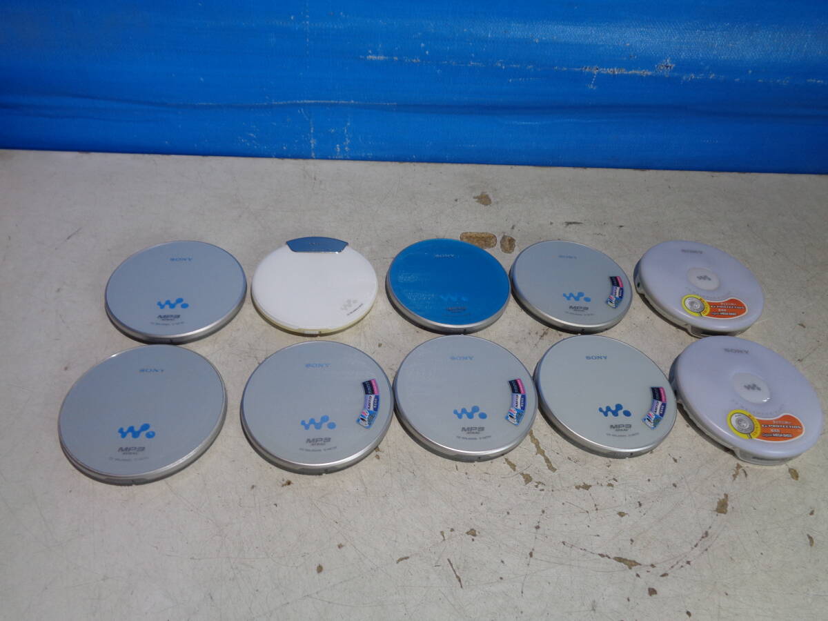 SONY CD WALKMAN 色々 まとめて 10個 D-NE730x7 NE820x1 NJ002x2 ジャンクの画像1