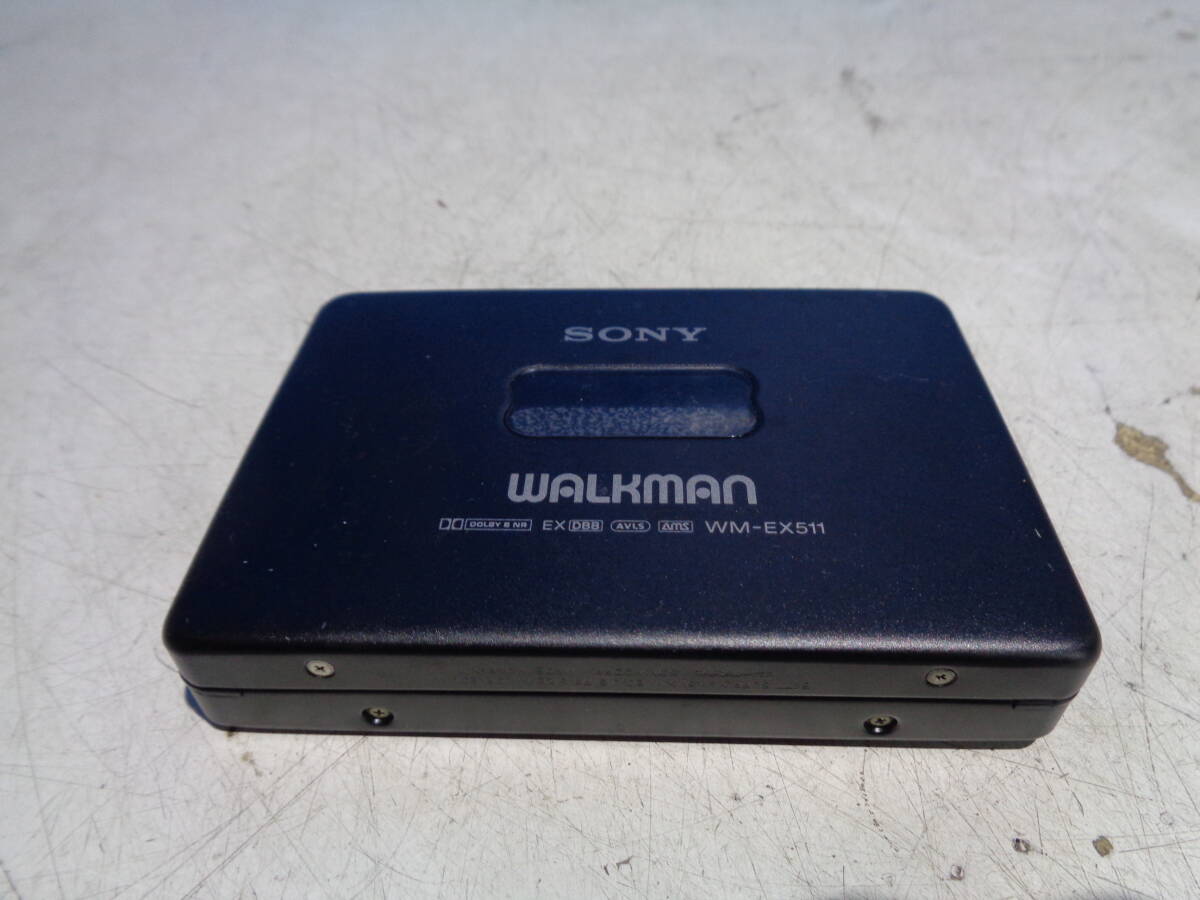 SONY WALKMAN WM-EX511 portable cassette player present condition .
