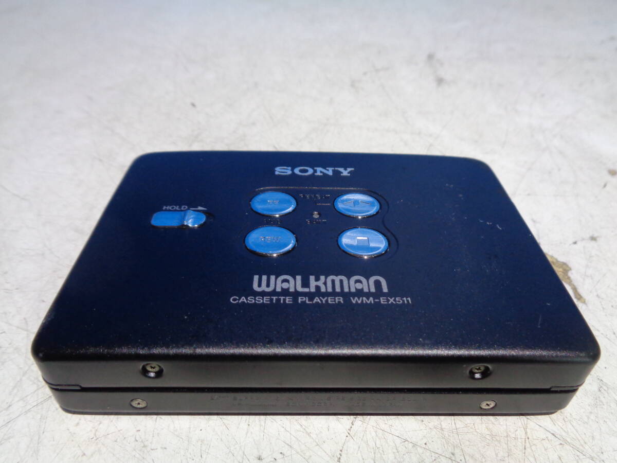 SONY WALKMAN WM-EX511 portable cassette player present condition .