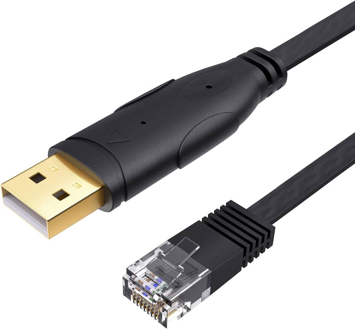 [YON-A60428398] USBコンソールケーブル USB-RJ45シリアル Cisco NETGEAR TP-Link Linksys Ubiquiti Huawei Mac Windows Linux 1.8M_画像7