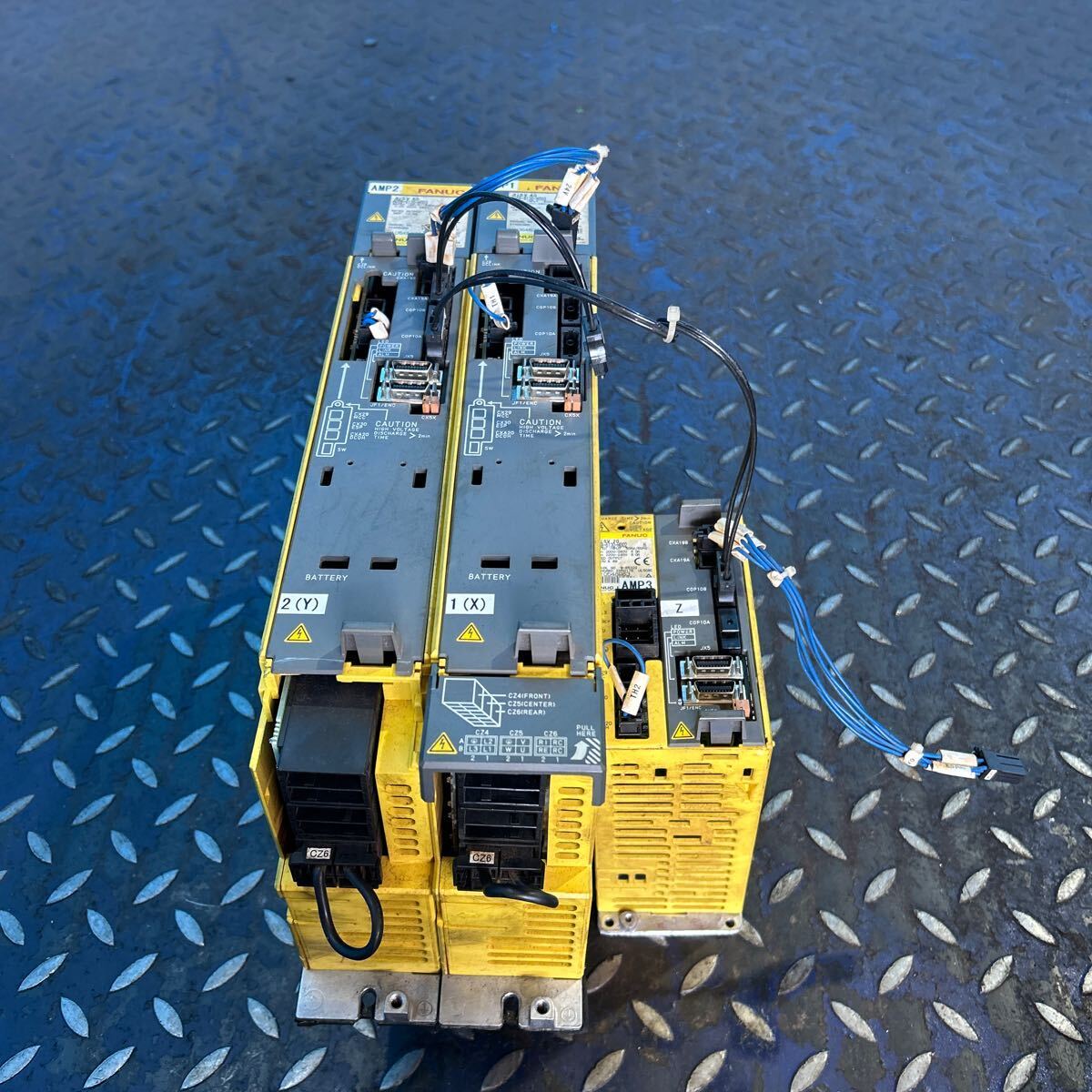 T7159 FANUC ファナック 電子部品 サーボアンプ βiSV40 A06B-6130-H003 βiSV 20 A06B-6130-H002【ジャンク品】の画像1