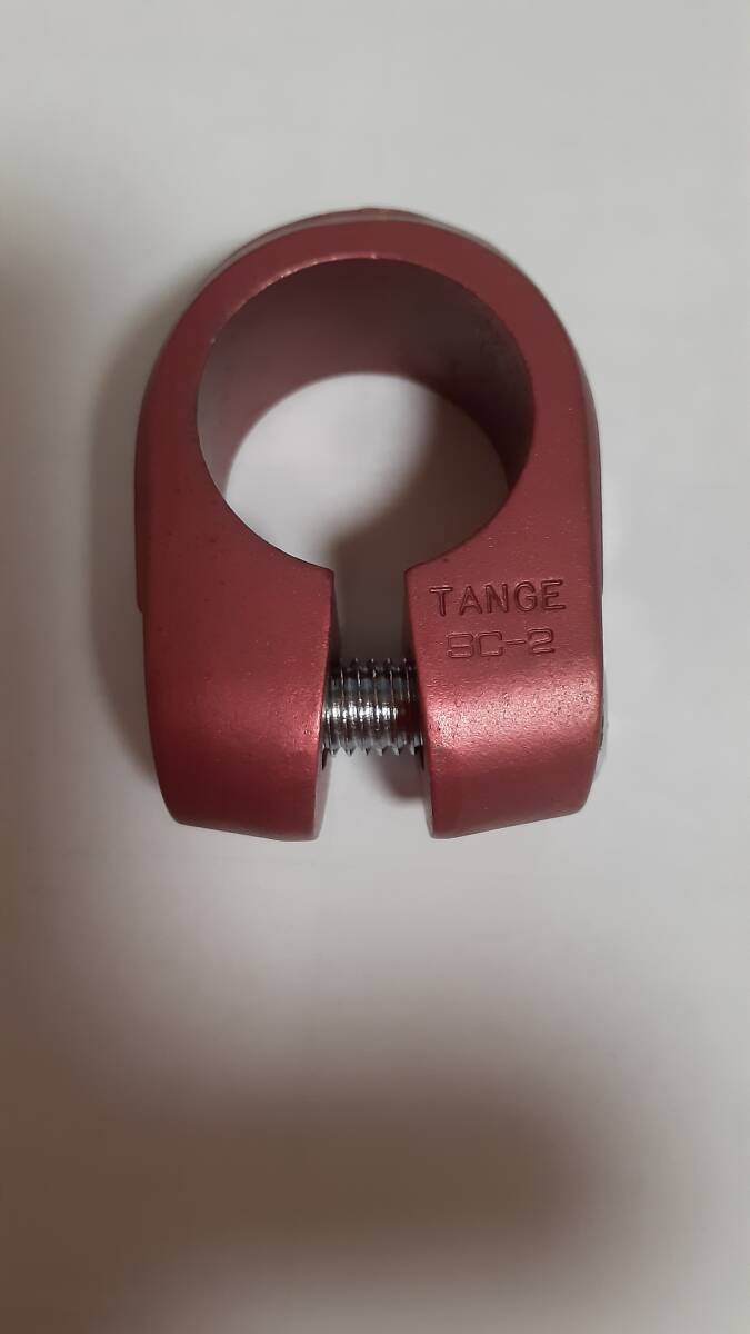 TANGE SC-2、OLD BMXシートクランプ、25.4Φ レッド、当時物の在庫新品です。の画像4