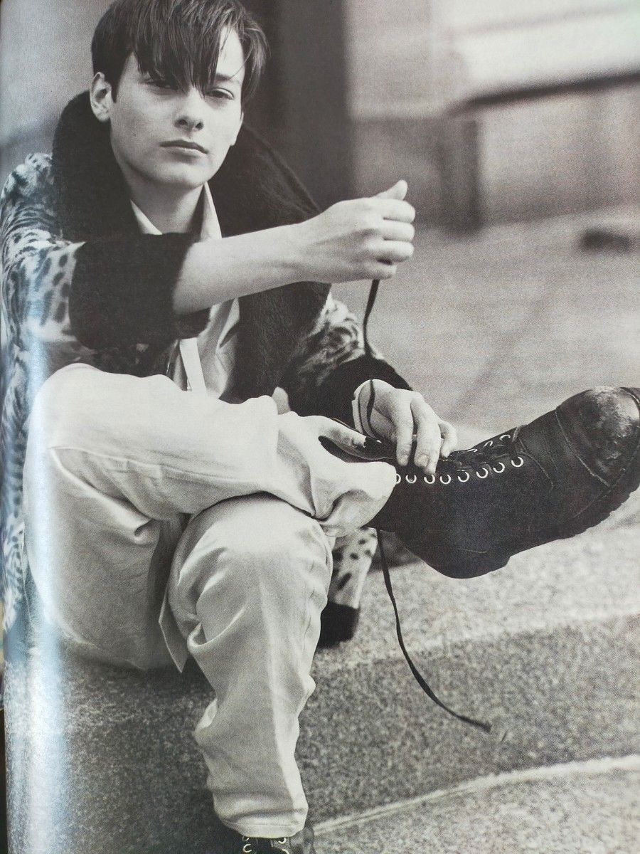 Interview Magazine 1995年2月号 エドワード・ファーロング 撮影 ブルース・ウェーバー ナタリー・ポートマン