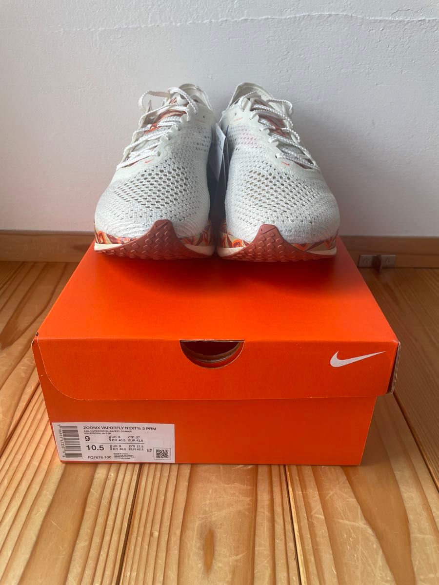 新品未使用　nike zoomX vaporfly next%3 PRM 27cm