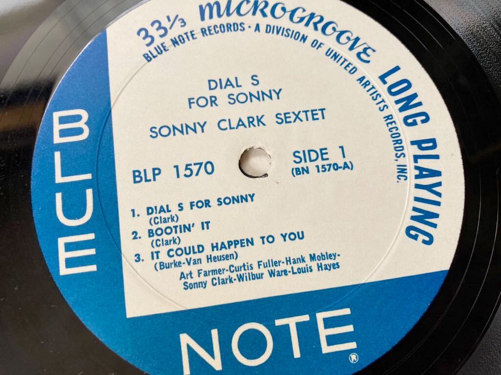 【BLUE NOTE 1570】【US】LP SONNY CLARK / DIAL S FOR SONNY //試聴済み 一応ジャンク//_画像3