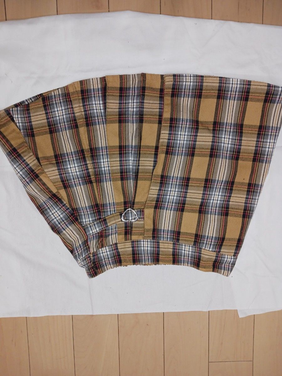 女児　ショ－トパンツ　スカート風　160 cm 　タ－タンチェック