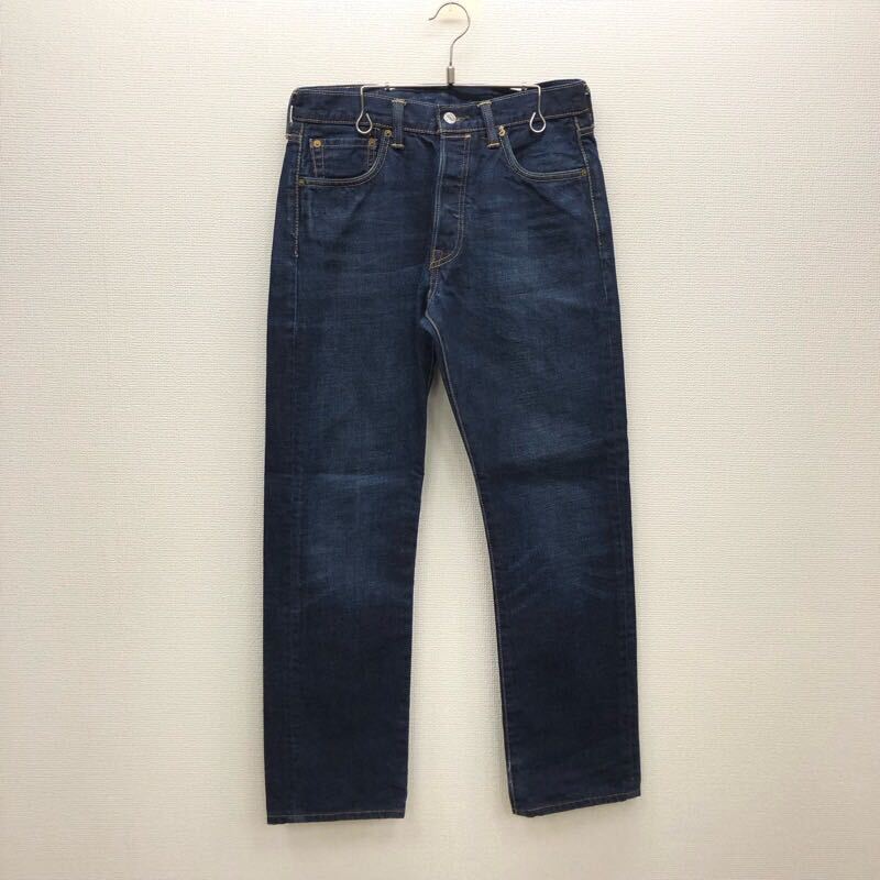 【FD092】Levi's 501 W30 L32 定番ストレート 色落ち加工 ジーンズ デニムパンツ ウールブレンド ブランド古着 リーバイス501 送料無料_画像2