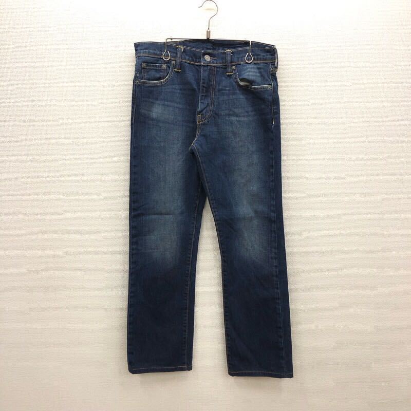 【FD101】Levi's 513 W30 L32 色落ち加工 ジーンズ ジーパン デニムパンツ ストレッチ生地 メンズブランド古着 リーバイス513 送料無料の画像2