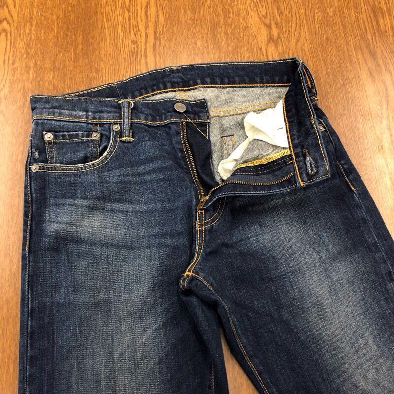 【FD101】Levi's 513 W30 L32 色落ち加工 ジーンズ ジーパン デニムパンツ ストレッチ生地 メンズブランド古着 リーバイス513 送料無料の画像4