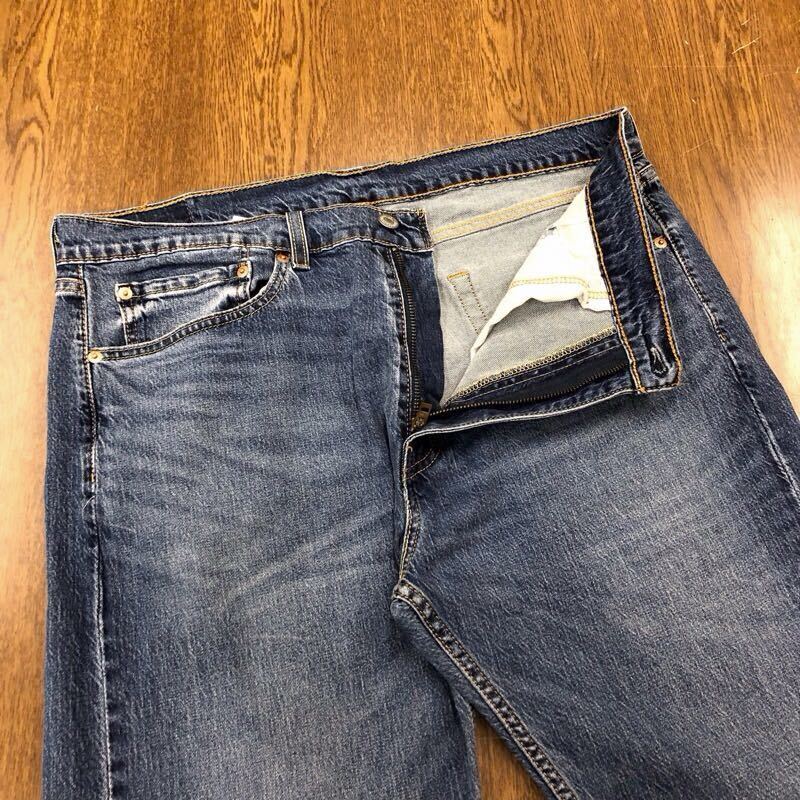 【FD220】Levi's 505 W36 L29 色落ち加工 ジーンズ ジーパン デニムパンツ ストレッチ生地 メンズブランド古着 リーバイス505 送料無料_画像4