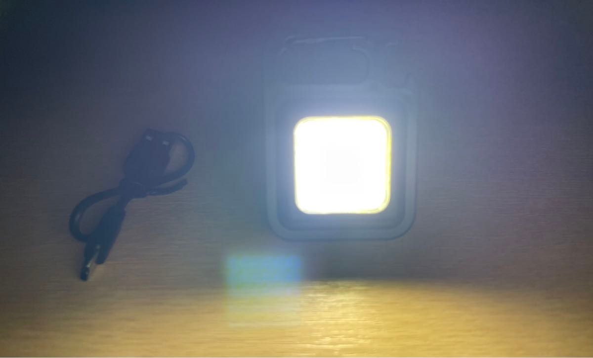 COB LEDライト 3個セット充電式 小型 ミニ USB type C 充電 カラビナ付き 栓抜き 防水防塵 充電ケーブル付き
