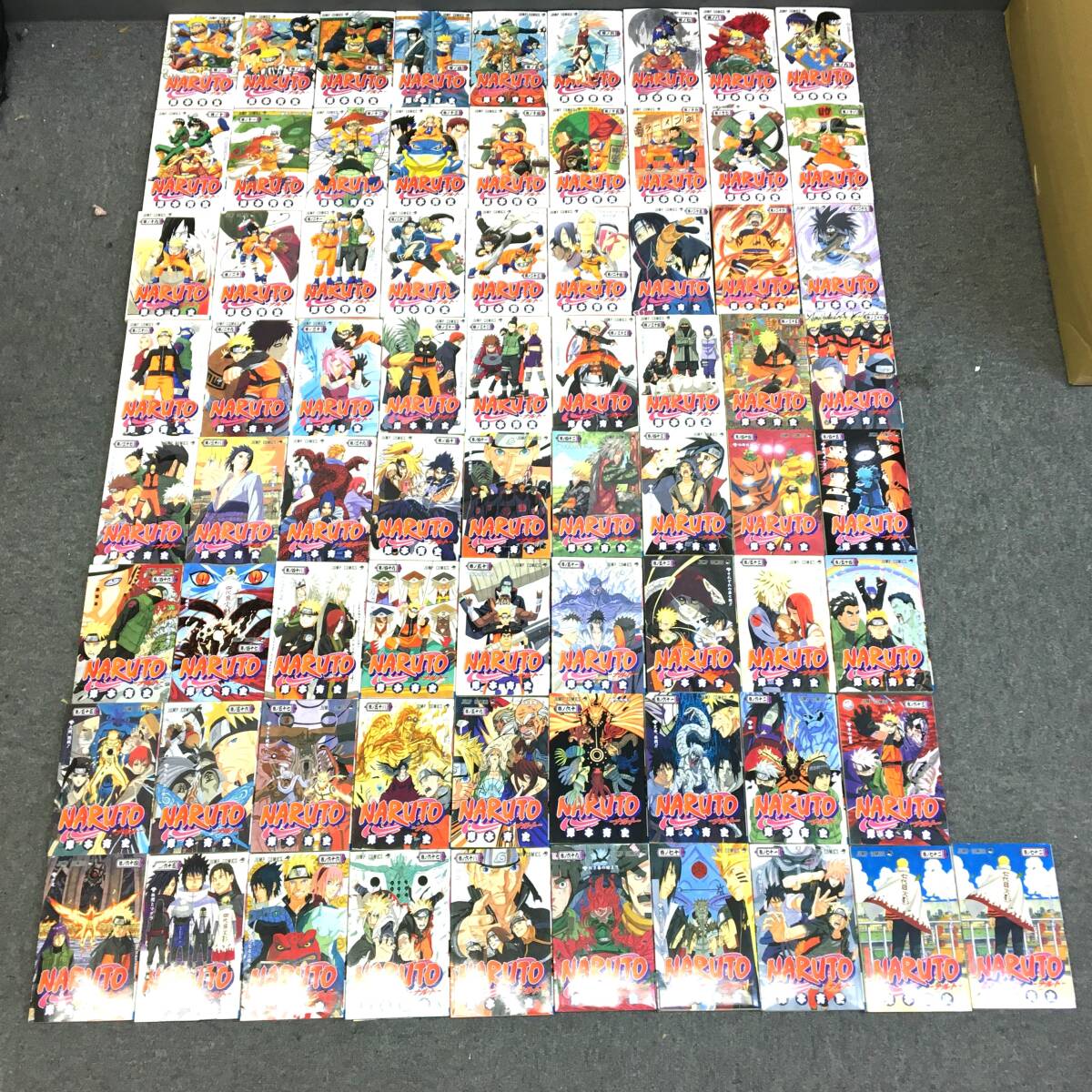 S022-I67-227 集英社 岸本斉史 NARUTO ナルト 全巻セット 1巻～72巻 72巻2冊あり 合計73冊 少年漫画 世界的人気作品 ロングランヒット_画像1