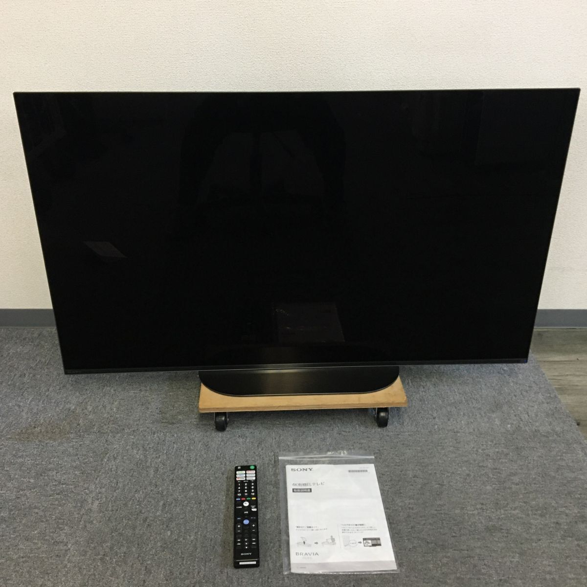 V012-I56-916【引取推奨】SONY ソニー BRAVIA KJ-48A9S 4K有機ELテレビ 通電画面確認済み 液晶テレビ カラーテレビの画像1