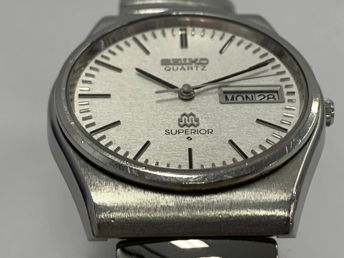 S432-D3-66 ◎ SEIKO セイコー SUPERIOR スーペリア デイデイト メンズ 腕時計 クォーツ 稼働_画像8