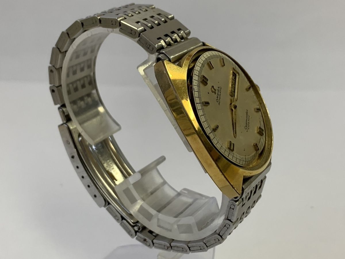 V422-H5-1842 ◎ OMEGA オメガ Seamaster シーマスター Cosmic コスミック 166036-TOOL 107 自動巻き デイデイト メンズ 腕時計 不動の画像3