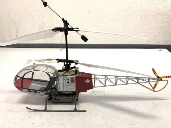 X418-I57-1971 HIROBO ヒロボー XRB SR スカイロボ 同軸反転方式室内用RC電動ヘリコプター ラジコン 箱付き ⑥_画像2