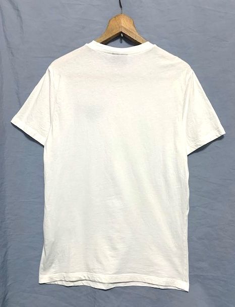 ★22SS 美品 EMPORIO ARMANI エンポリオアルマーニ イーグルロゴ刺繍 クルーネックTシャツ ホワイト Sの画像4