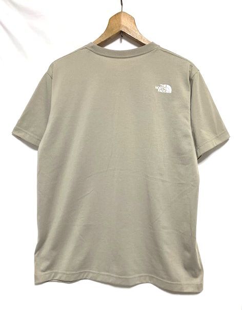 ☆美品 THE NORTH FACE ノースフェイス HALF DOME LOGO TEE ハーフドームロゴ Tシャツ カーキベージュ×カモフラ Lの画像4