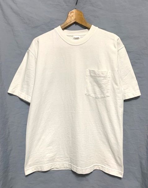 ★USA製 美品 CAMBER キャンバー MAX WEIGHT POCKET TEE マックスウェイト ポケットTシャツ ホワイト Mの画像1