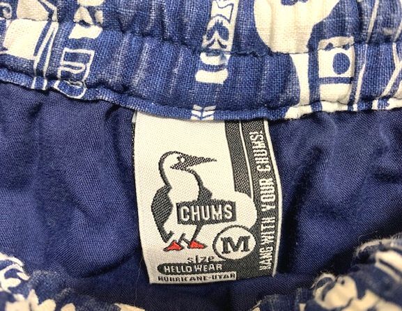 * прекрасный товар CHUMS Chums хлопок linen.aro - легкий шорты индиго темно-синий M