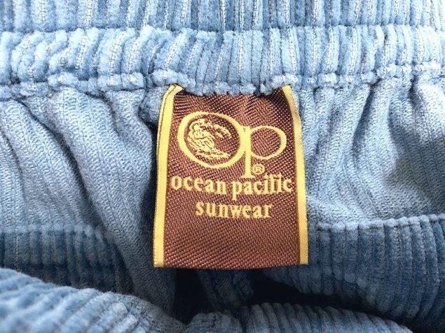 ★美品 Ocean Pacific オーシャンパシフィック サマーコーデュロイ イージーパンツ ライトブルー Lの画像5