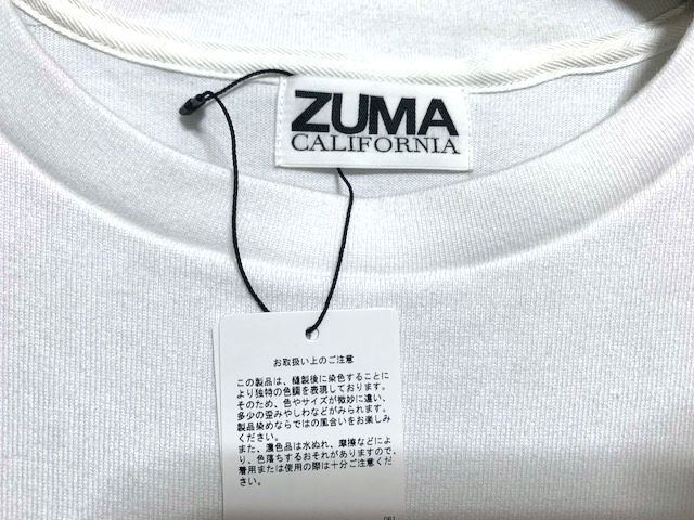 ★未使用 タグ付き ZUMA CALIFORNIA × RHC ズマカリフォルニア × ロンハーマン モノクロフォト ヘビーウェイトコットンTシャツ Sの画像7