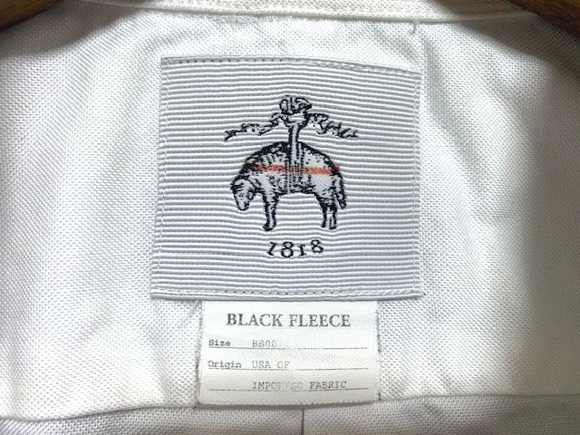 ★USA製 美品　BLACK FLEECE by BROOKS BROTHERS ブルックスブラザーズ　スーピマコットン オックスフォード織 BDシャツ ホワイト BB0_画像5