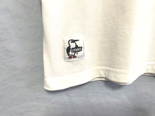 ★美品　CHUMS チャムス　CHUMSロゴ刺繍 フレンチポテトイラスト Tシャツ ホワイト S_画像4