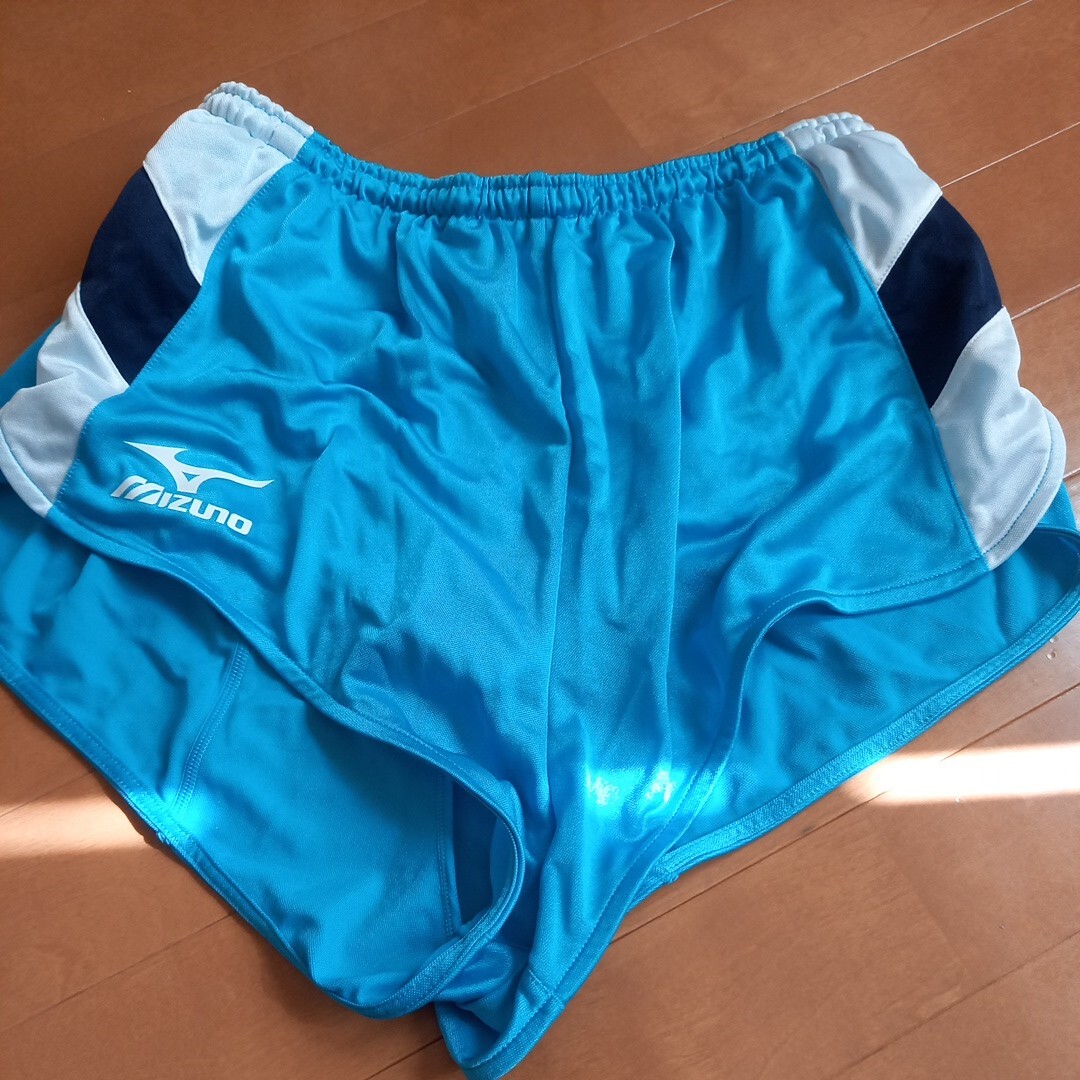 ミズノ　陸上ユニフォーム　ランニングパンツ　　men's 　2XLサイズ 古着 ネコポス230円　ランパン　陸上部 　特大_画像2