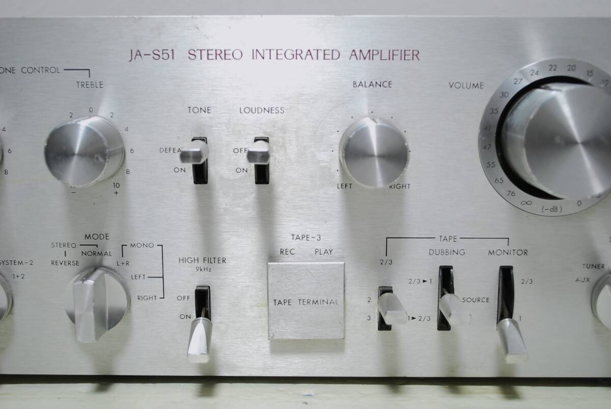 Victor Victor pre-main amplifier JA-S51 with defect | for searching that time thing retro [04105]