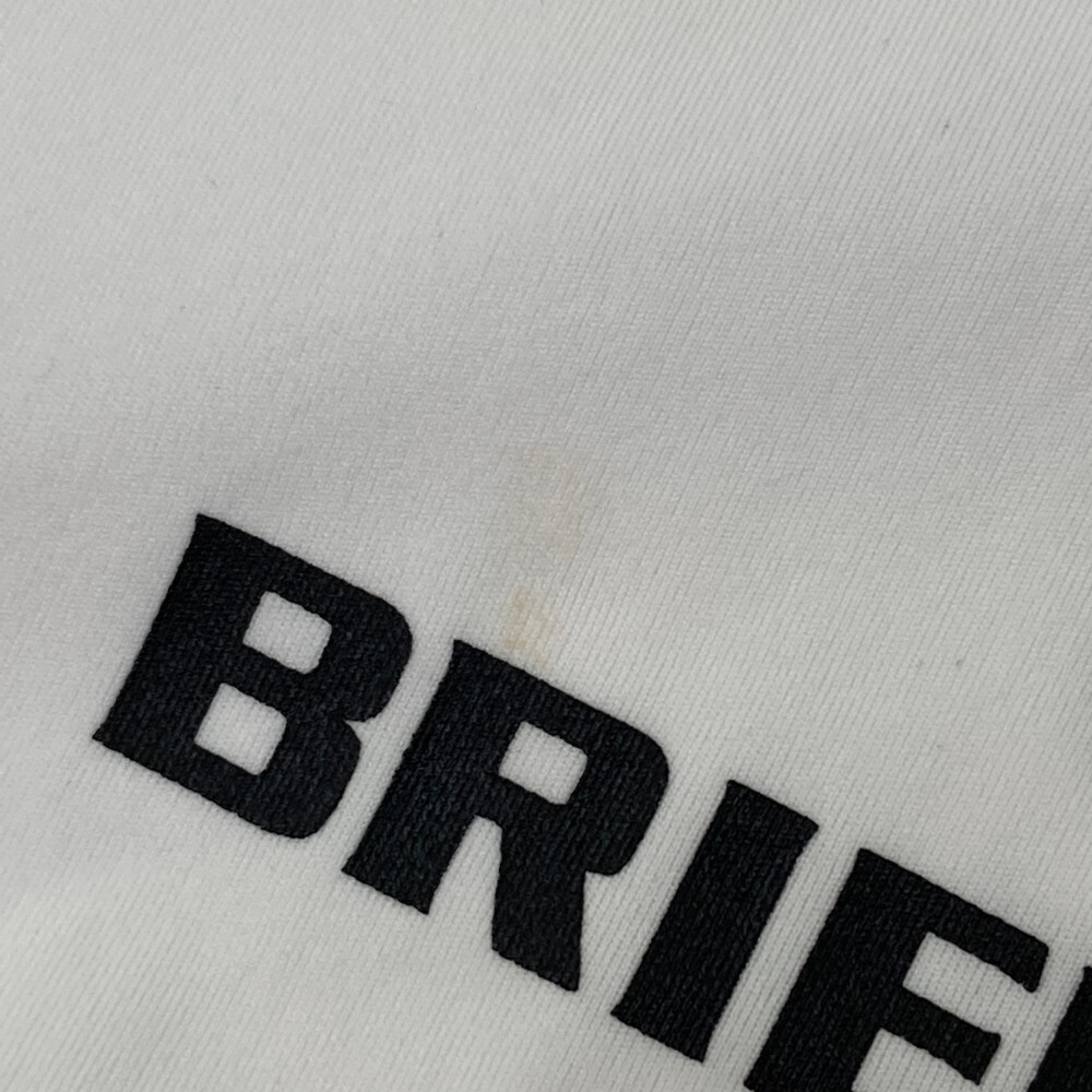 BRIEFING GOLF ブリーフィング ハイネック 半袖Tシャツ ロゴプリント ホワイト系 M [240101071238] ゴルフウェア メンズの画像5