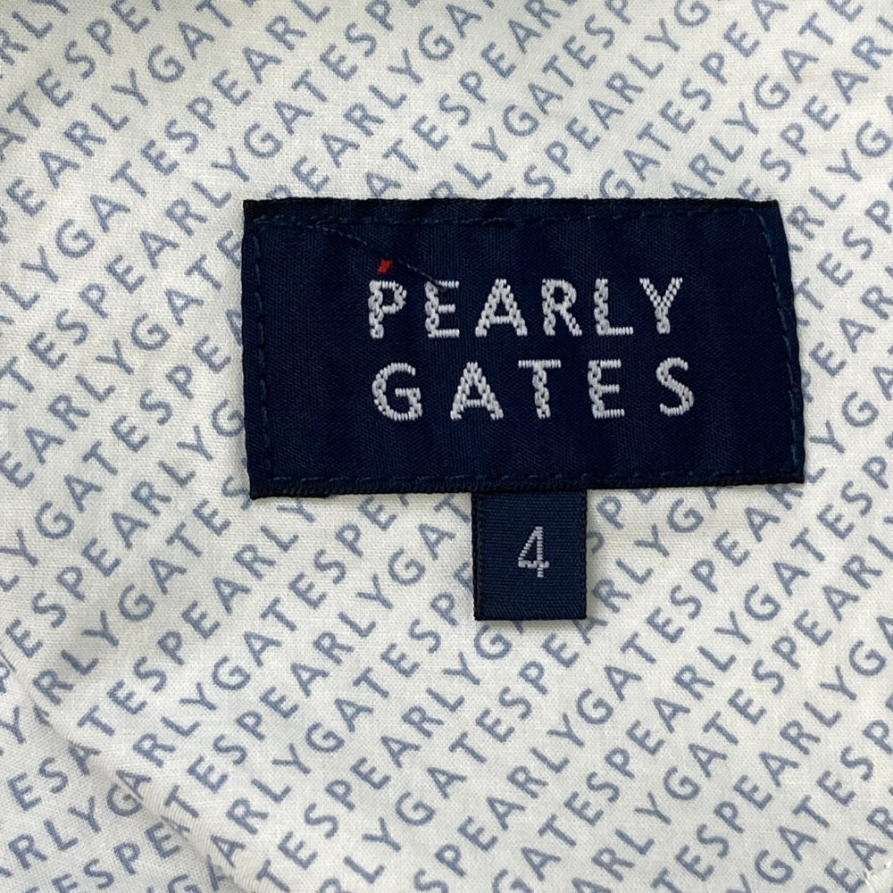 PEARLY GATES パーリーゲイツ ハーフパンツ ロゴ 総柄 ネイビー系 4 [240101162731] ゴルフウェア メンズ_画像3