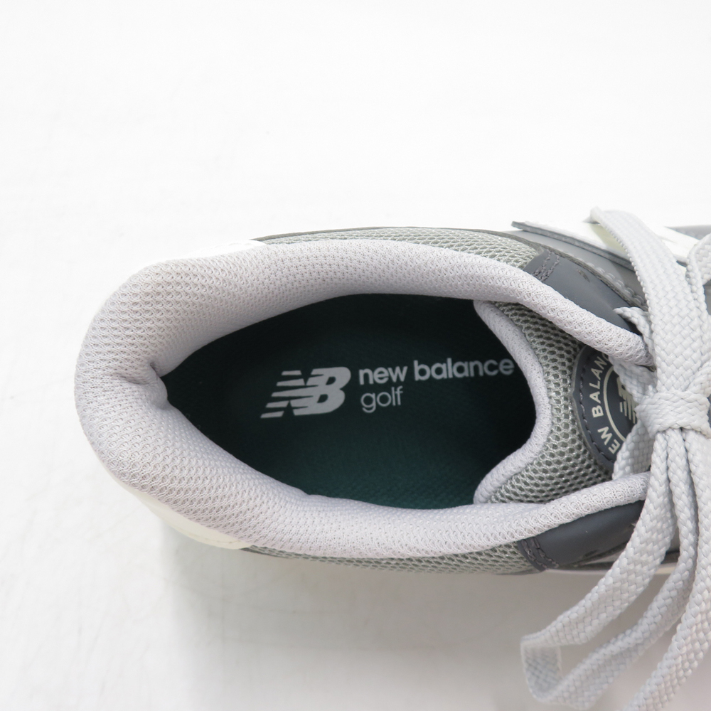 【美品】NEW BALANCE ニューバランス UGS574C3 2023年モデル スパイクレス ゴルフシューズ グレー系 26 [240101163360] ゴルフウェア_画像7