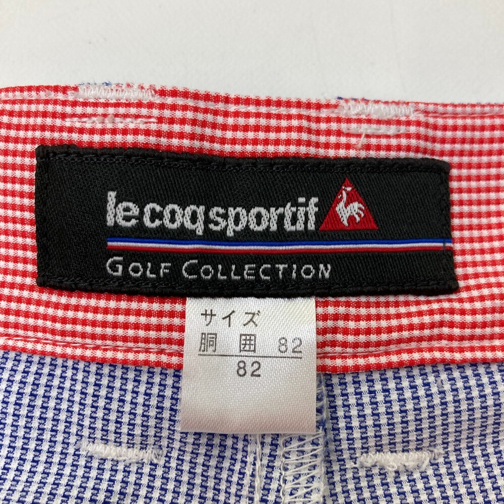 LECOQ GOLF ルコックゴルフ ハーフパンツ 総柄 ブルー系 82 [240101134099] ゴルフウェア メンズ_画像4