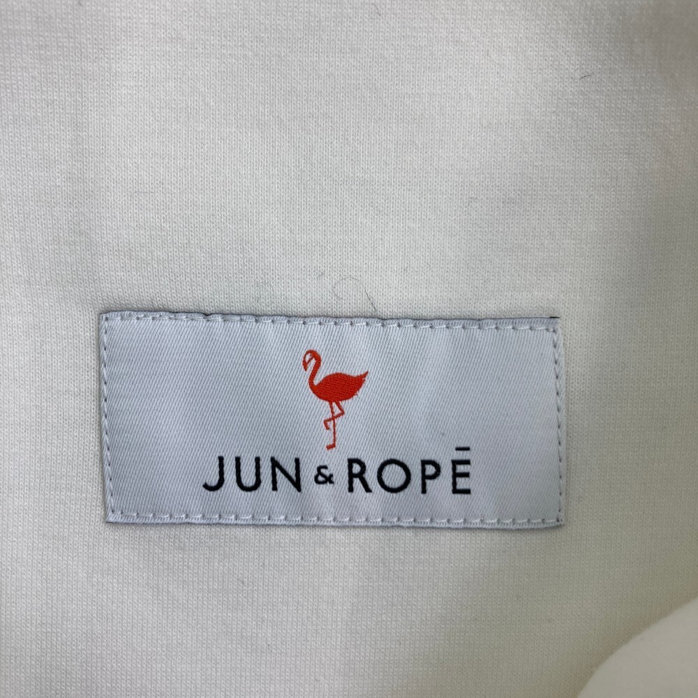 JUN&ROPE ジュン アンド ロペ ダンボールニット ジップジャケット ホワイト系 S [240101165147] ゴルフウェア レディース_画像3