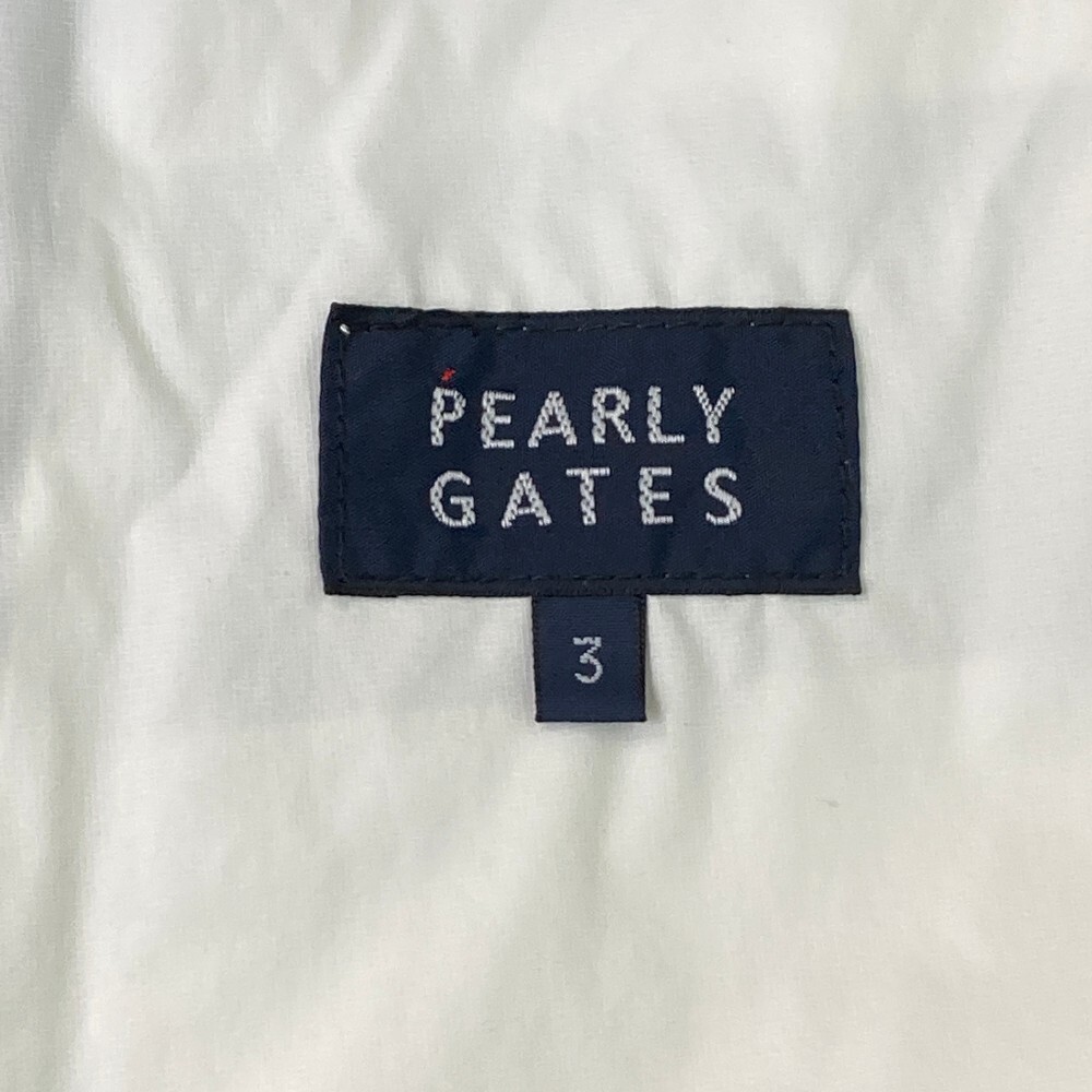 PEARLY GATES パーリーゲイツ 薄手 ナイロンジャケット ボーダー柄 ホワイト系 3 [240101164599] ゴルフウェア メンズ_画像3